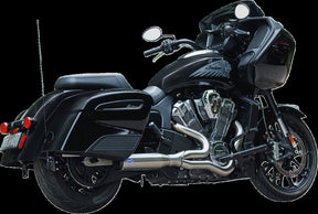 S&S Cycle Qualifier 2-1 Exhaust System, Brushed Stainless - 20-23 Indian Challenger Full Exhaust System S&S Cycle