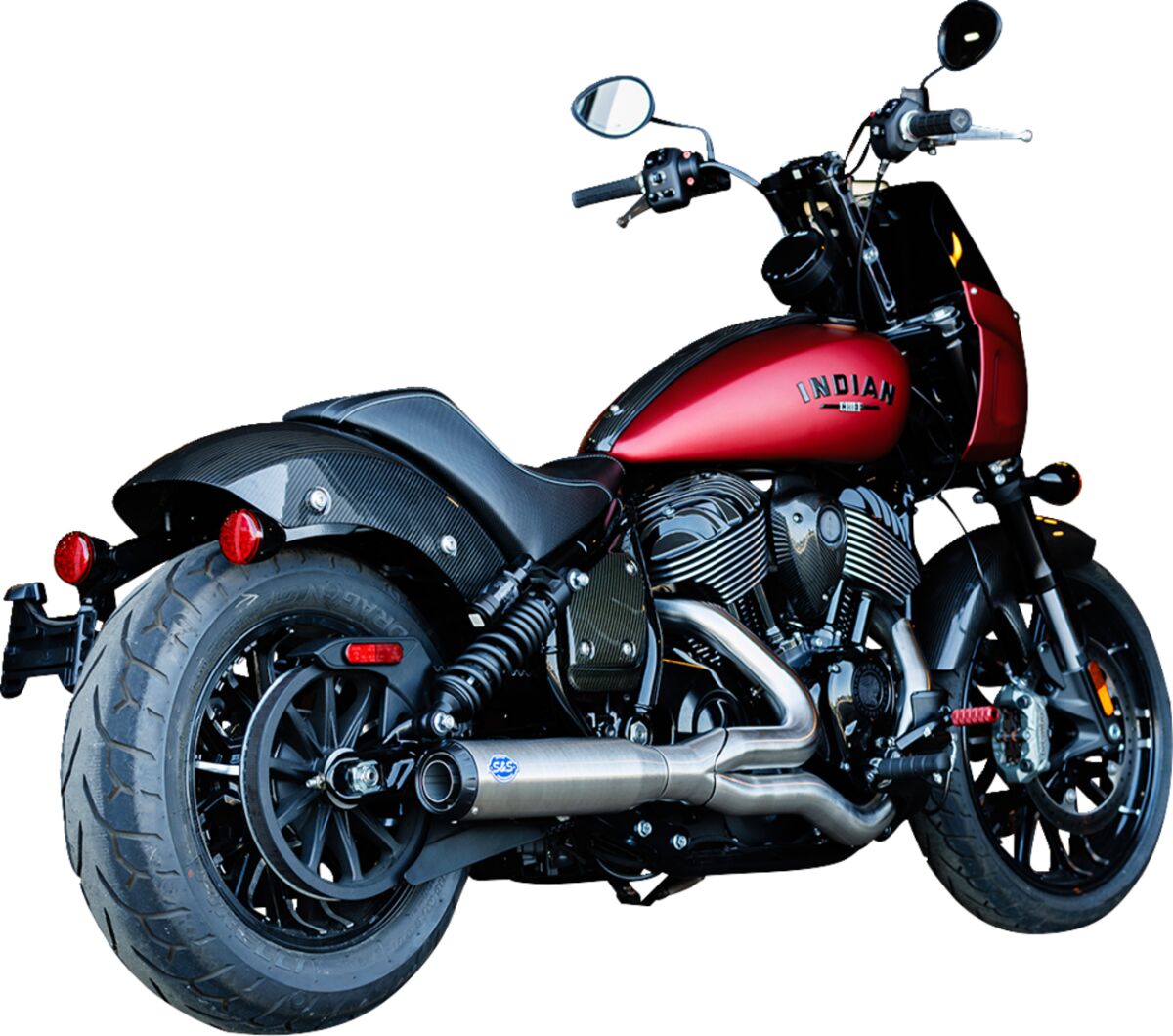 S&S Cycle Exhaust Qualifier 2:1 Stainless 49 State Indian Chief Full Exhaust System S&S Cycle