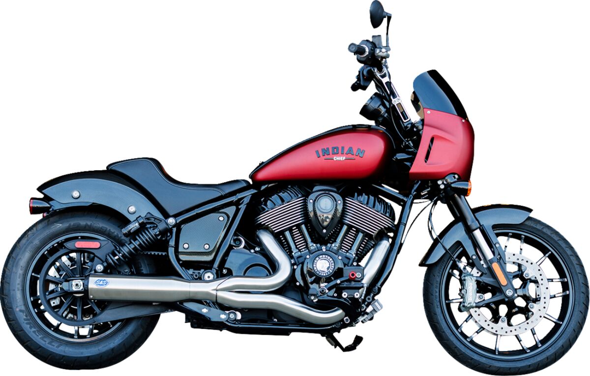 S&S Cycle Exhaust Qualifier 2:1 Stainless 49 State Indian Chief Full Exhaust System S&S Cycle