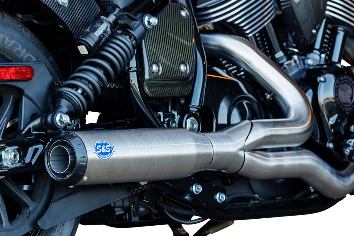 S&S Cycle Exhaust Qualifier 2:1 Stainless 49 State Indian Chief Full Exhaust System S&S Cycle