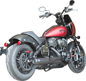 S&S Cycle Exhaust Qualifier 2:1 Guardian Blk 49 State Indian Chief Full Exhaust System S&S Cycle