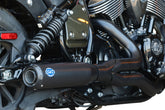 S&S Cycle Exhaust Qualifier 2:1 Guardian Blk Race Only Indian Chief Full Exhaust System S&S Cycle