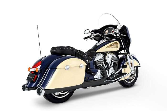 Rinehart Racing Muffler Slip On 4" Black W/Chrome End Caps Slip-Ons Exhaust Rinehart Racing