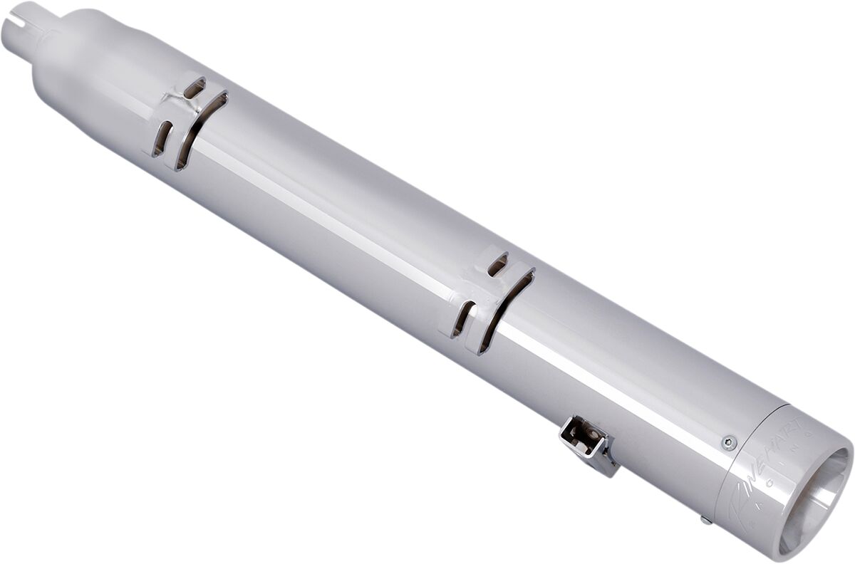 Rinehart Racing Muffler Slip On 4" Chrome W/Chrome End Caps Slip-Ons Exhaust Rinehart Racing