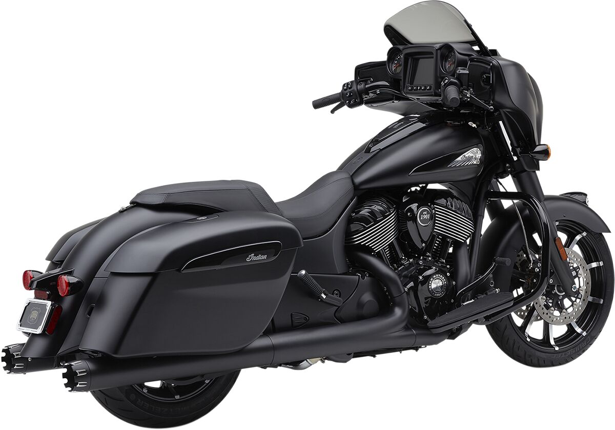 Cobra Mufflers Dc Indian Black Slip-Ons Exhaust Cobra
