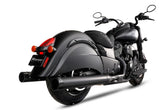 Rinehart Racing Muffler Slip On Dbx 4" Indian Bk/Bk Slip-Ons Exhaust Rinehart Racing