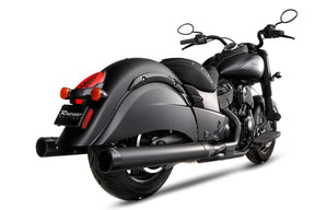 Rinehart Racing Muffler Slip On Dbx 4" Indian Bk/Bk Slip-Ons Exhaust Rinehart Racing