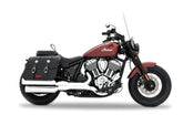 Rinehart Racing 4" Indian Chief Slip On Muffler Chrome Slip-Ons Exhaust Rinehart Racing
