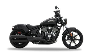 Rinehart Racing 4" Indian Chief Slip On Muffler Black Slip-Ons Exhaust Rinehart Racing