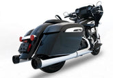 Rinehart Racing 4.5" Dbx45 Slip On Muffler For Indian Chrome W/Black End Cap Slip-Ons Exhaust Rinehart Racing