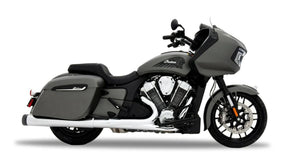 Rinehart Racing 4.5" Dbx45 Slip On Muffler For Indian Chrome W/Black End Cap Slip-Ons Exhaust Rinehart Racing