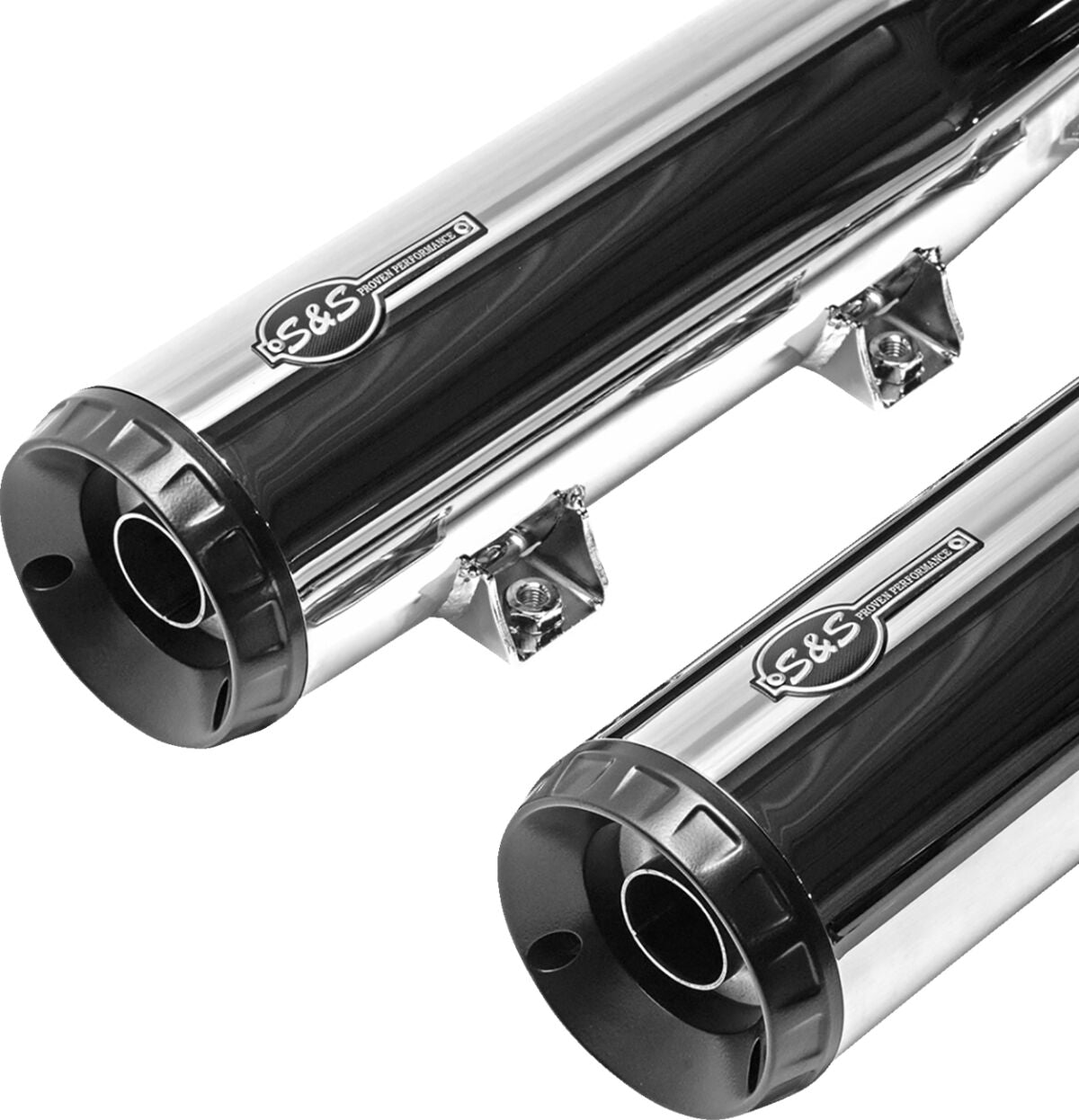 S&S Cycle Muffler Slip On Grand National Chrome Race Only Scout 19 23 Slip-Ons Exhaust S&S Cycle