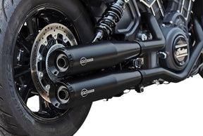 S&S Cycle Muffler Slip On Grand National Black Race Only Scout 19 23 Slip-Ons Exhaust S&S Cycle