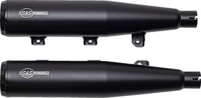 S&S Cycle Muffler Slip On Grand National Black Race Only Scout 19 23 Slip-Ons Exhaust S&S Cycle