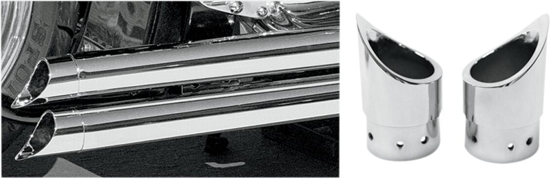 Baron Exhaust Tips Mini Scallop HEADPIPES-MIDPIPES-TIPS FOR ST Baron