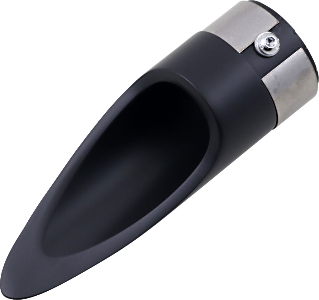 Baron Exhaust Tip Scallop Blk HEADPIPES-MIDPIPES-TIPS FOR ST Baron