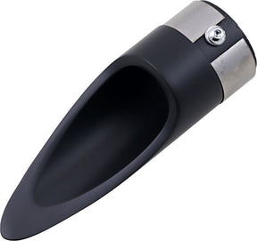 Baron Exhaust Tip Scallop Blk HEADPIPES-MIDPIPES-TIPS FOR ST Baron