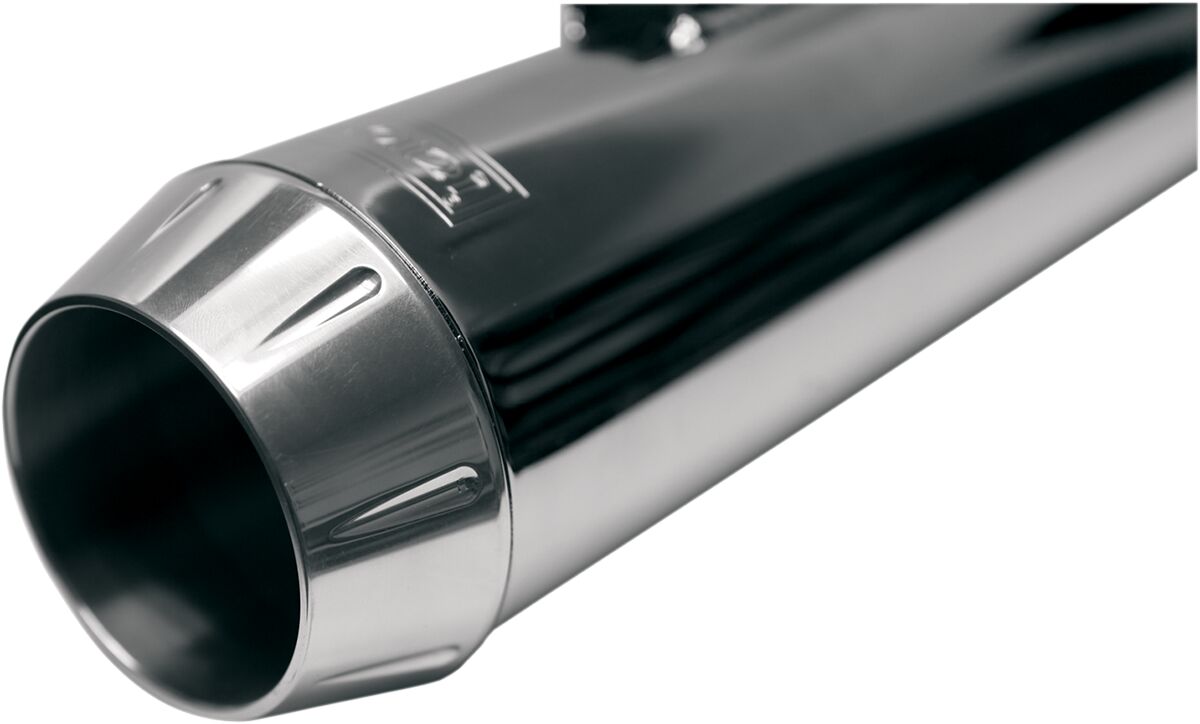 Bassani Xhaust End Cap 1/2" For Short Megaphone Muffler, Polished Replacement Parts For Exhausts Bassani Xhaust