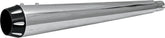 Bassani Xhaust End Cap For Long Megaphone, Black Flutes Replacement Parts For Exhausts Bassani Xhaust
