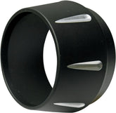 End Cap Tapered For Road Rage Short Black W/ Contrast Flutes Bassani Xhaust Default Title