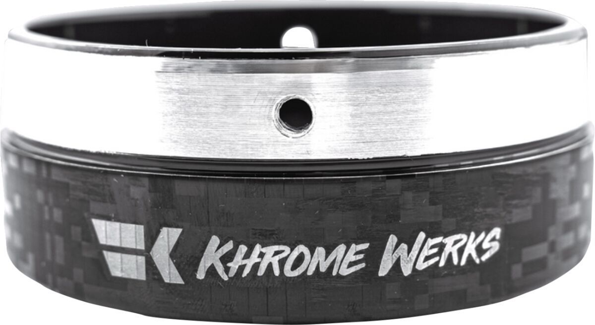 Khrome Werks End Cap 4.50 Billet Cut Tip Replacement Parts For Exhausts Khrome Werks