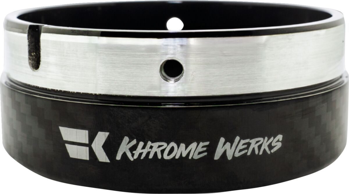 Khrome Werks End Cap 4.50 Billet Cut Tip Replacement Parts For Exhausts Khrome Werks