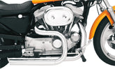 Bassani Xhaust XL and XL4 Heatshield, Chrome - Sportster Exhaust Accessory Parts Bassani Xhaust