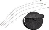 Drag Specialties Wrap Exh 1 X25' Blk W/Tie Replacement Part For Exhaust Drag Specialties