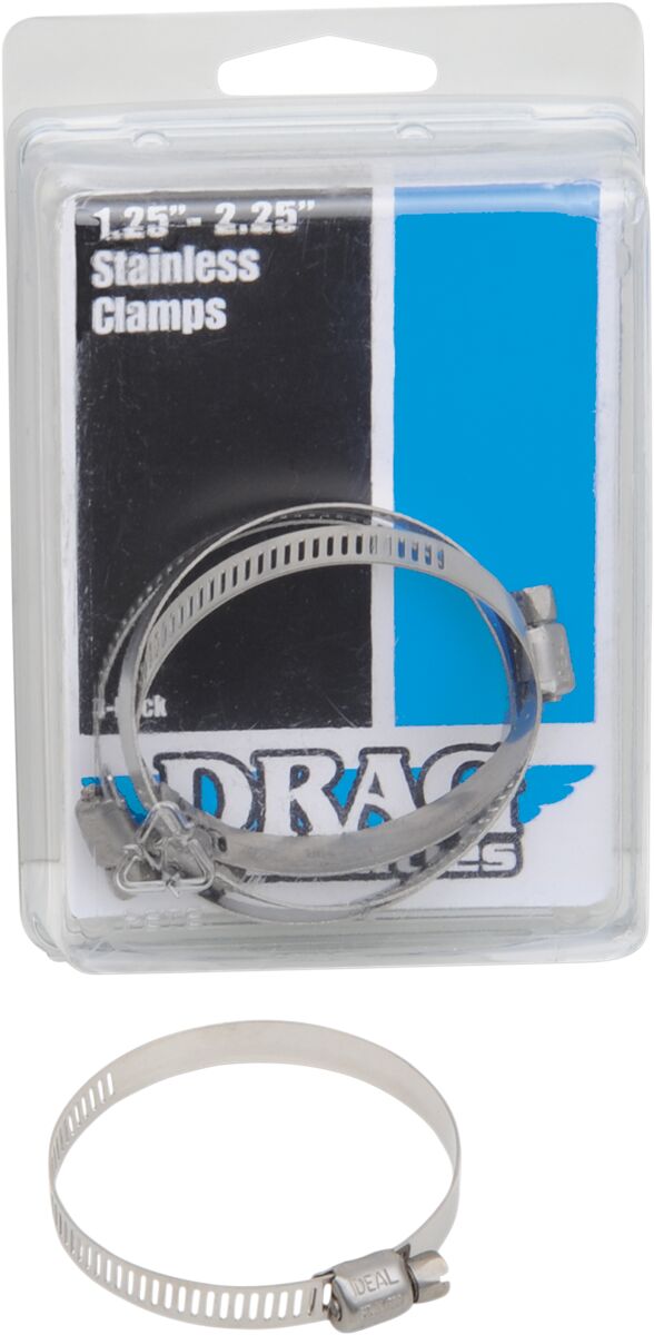 Drag Specialties Clamps Ss 1.25 2.25 Dia Replacement Part For Exhaust Drag Specialties