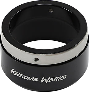Khrome Werks Endcap 4.5 Klassic Lh Blk Exhaust End Cap Khrome Werks