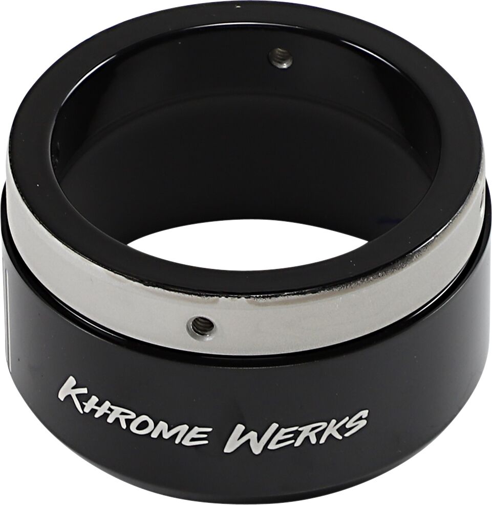 Khrome Werks Endcap 4.5 Klassic Lh Blk Exhaust End Cap Khrome Werks