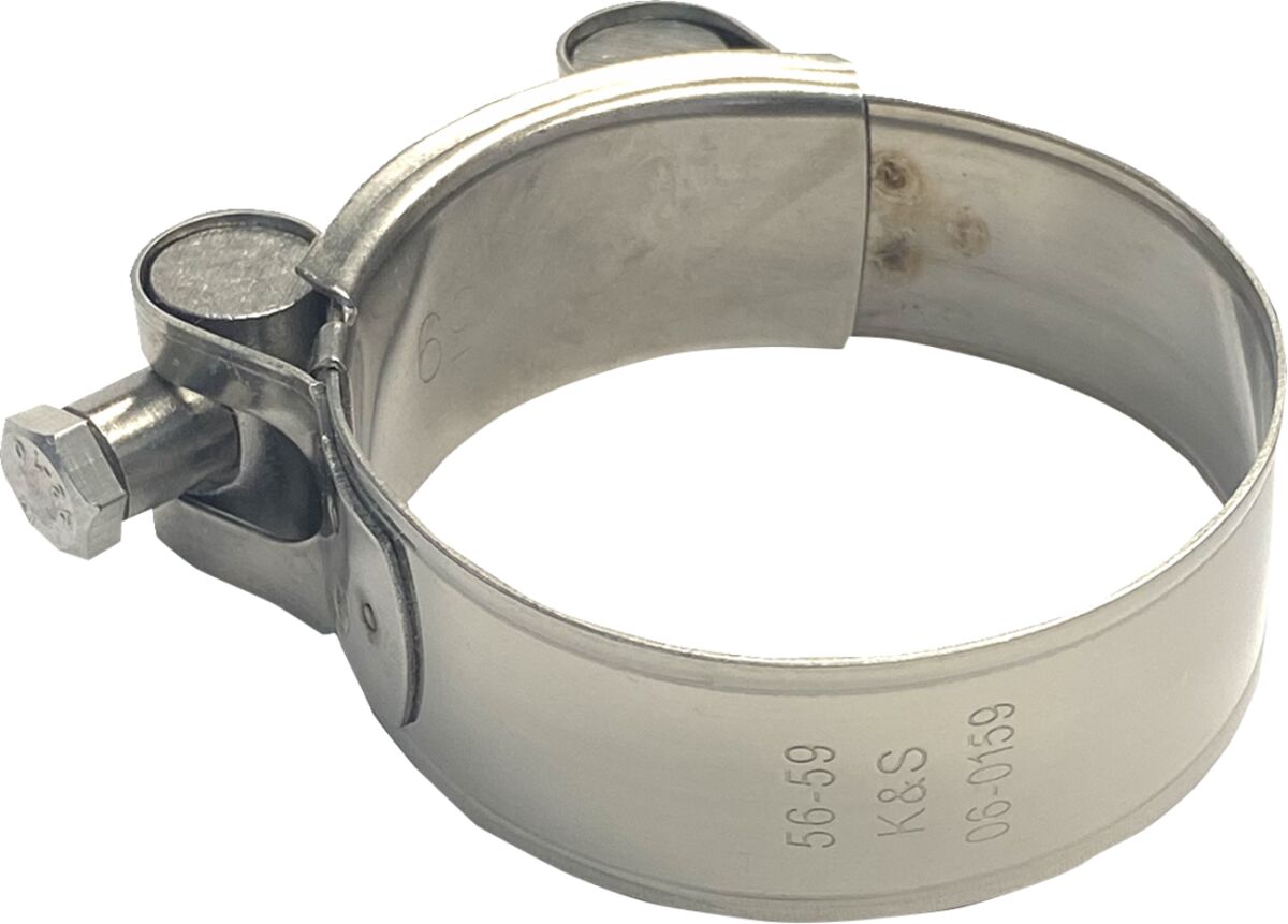 K&S Technologies Pipe Clamp 2.20 2.32 Replacement Part For Exhaust K&S Technologies