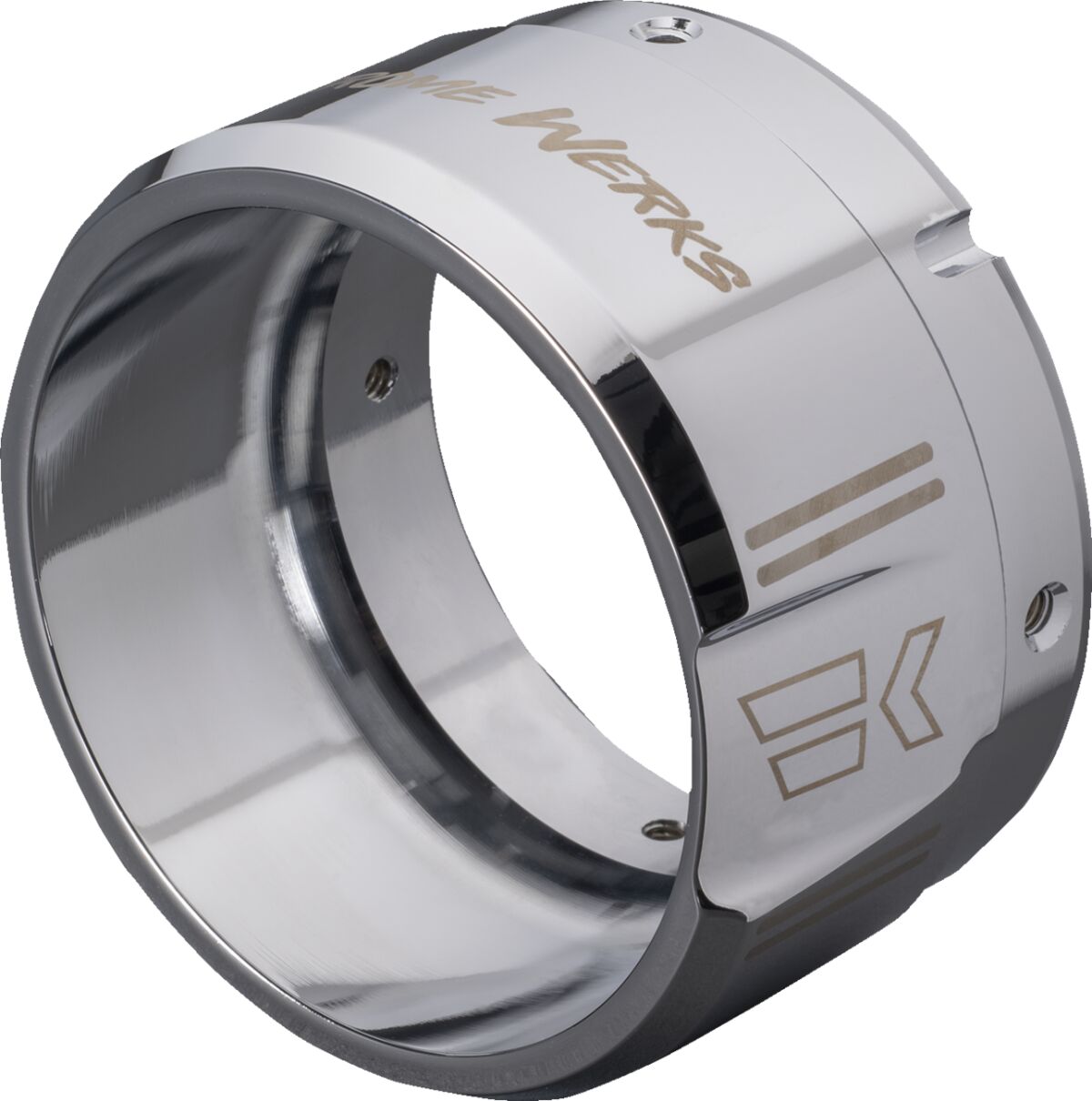 Khrome Werks Endcap 4.5 Klassic Rh Ch Exhaust End Cap Khrome Werks