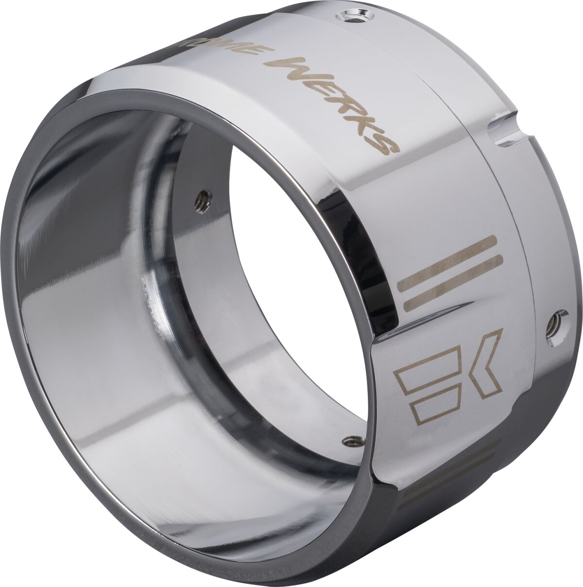 Khrome Werks Endcap 4.5 Klassic Rh Ch Exhaust End Cap Khrome Werks