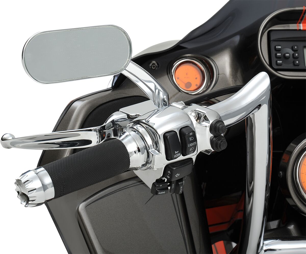 Drag Specialties Hotop Oval Mirror MIRRORS Drag Specialties