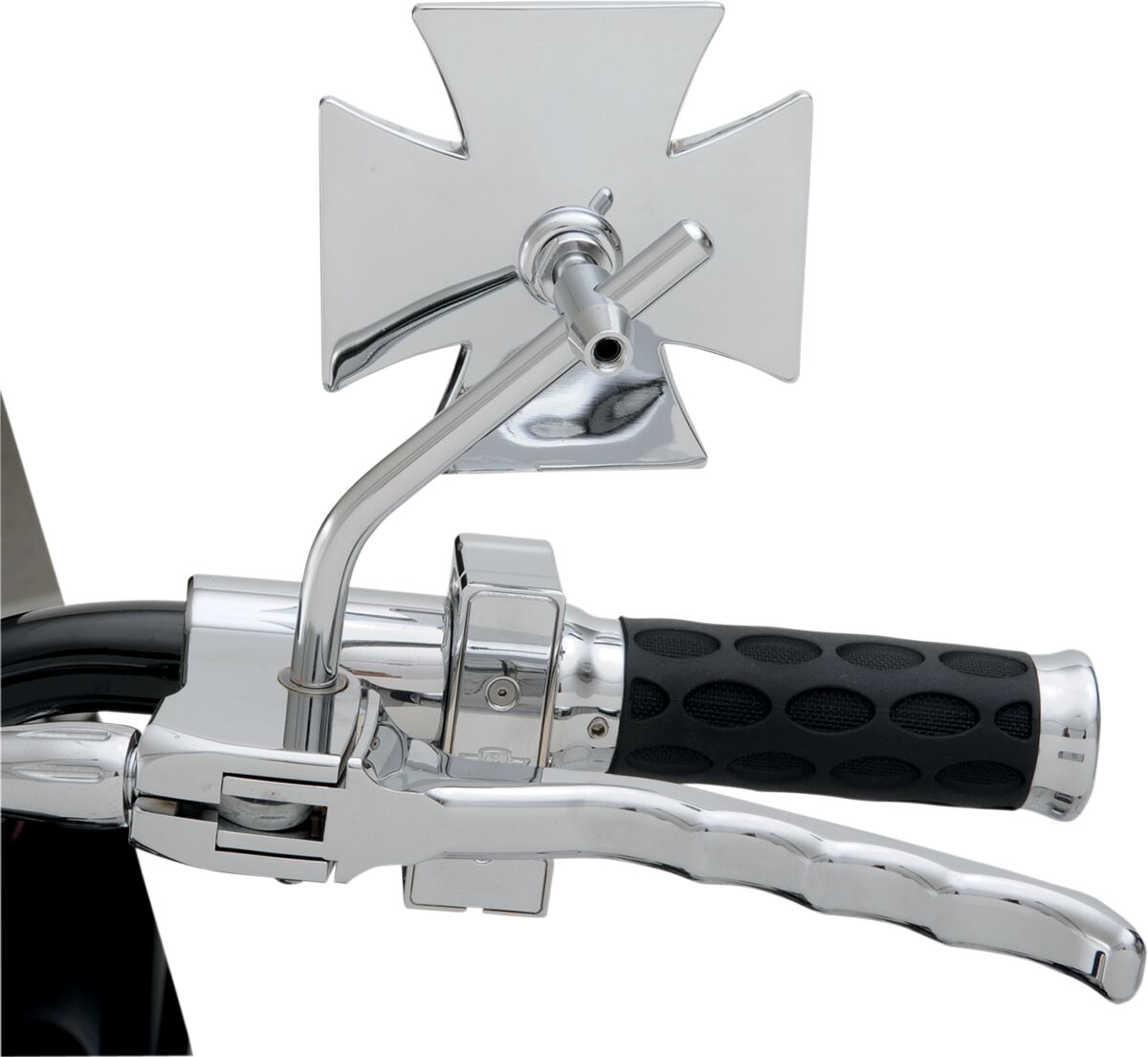 Drag Specialties Maltese Mirror Rond Stem MIRRORS Drag Specialties