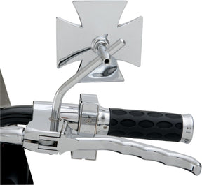 Drag Specialties Maltese Mirror Rond Stem MIRRORS Drag Specialties