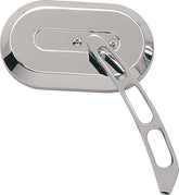 Drag Specialties Left Oval Mirror MIRRORS Drag Specialties