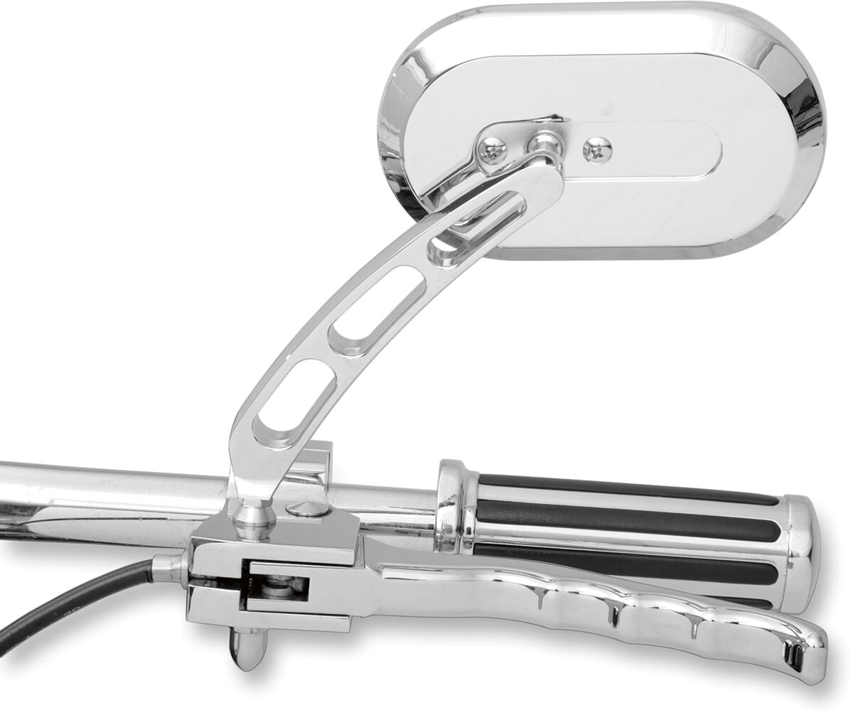 Drag Specialties Left Oval Mirror MIRRORS Drag Specialties