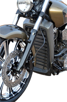 Klock Werks Radiator Guard Outrider Indian Radiator Dress-Up Parts Klock Werks