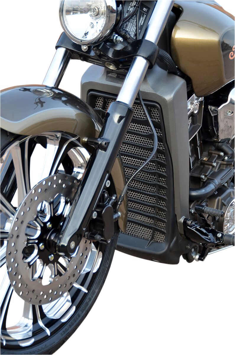 Klock Werks Radiator Guard Outrider Indian Radiator Dress-Up Parts Klock Werks