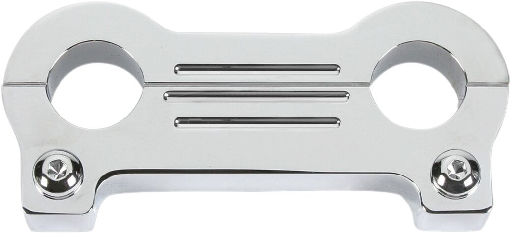 Gauge Mount Adapters 1", Chrome - Dyna & Sportster Gauge Mount Accutronix