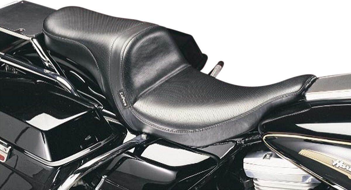 Le Pera Daytona, Smooth Black - 02-07 Touring Dresser Seat Le Pera