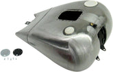 Drag Specialties Gastank One Piece Extended 2" Dash Style W/ Fuel Gauge Bung Single Screw In Cap Gas Tank Drag Specialties
