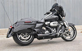 Road Rage 2:1 Short Exhaust System, Black - Touring Full Exhaust System Bassani Xhaust Black