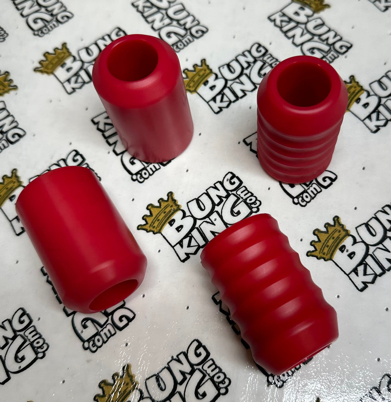 Bung King Replacement Delrin Crash Bar Slider End, Red Crash Slider Bung King