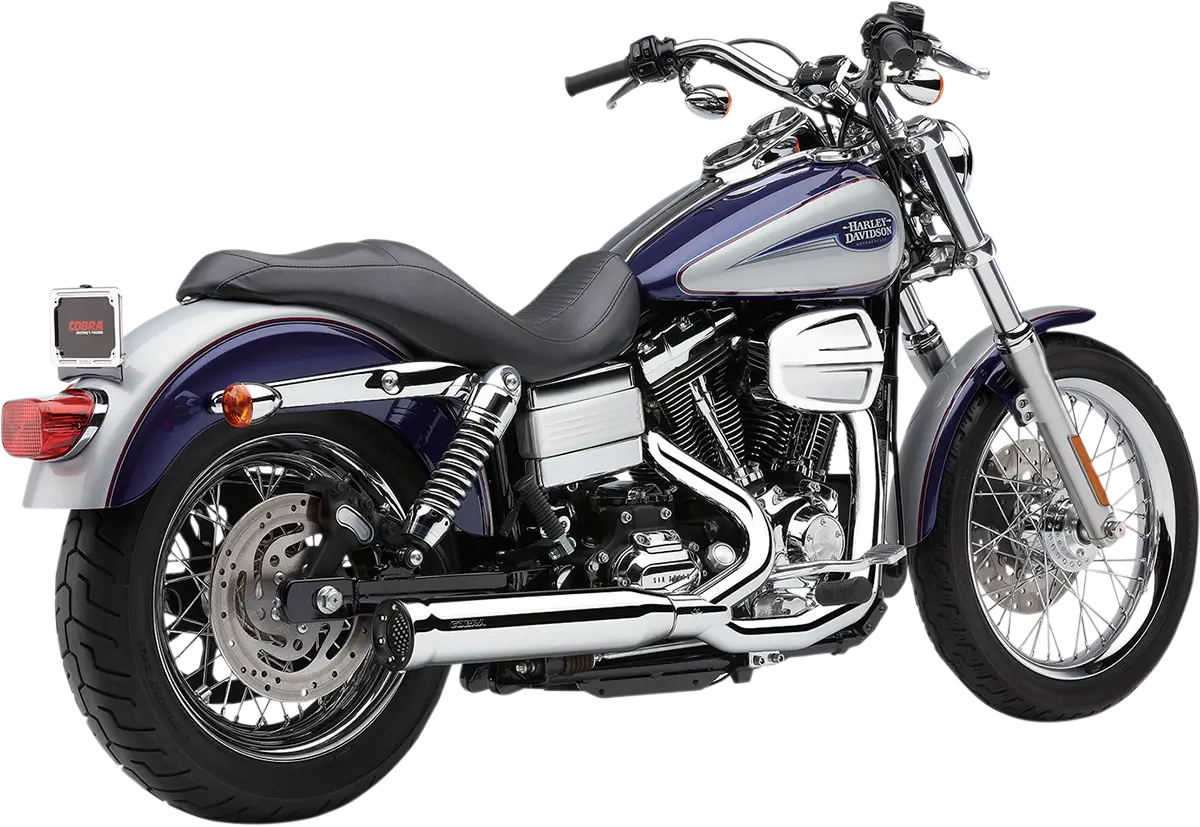 Power Pro HP 2:1 RPT Exhaust System - 12+ Dyna Full Exhaust System Cobra Chrome