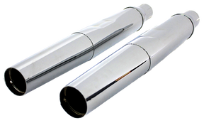Replica Mufflers Tapered Chr Xlch65 70 Slip-On & Muffler V Twin Mfg Default Title