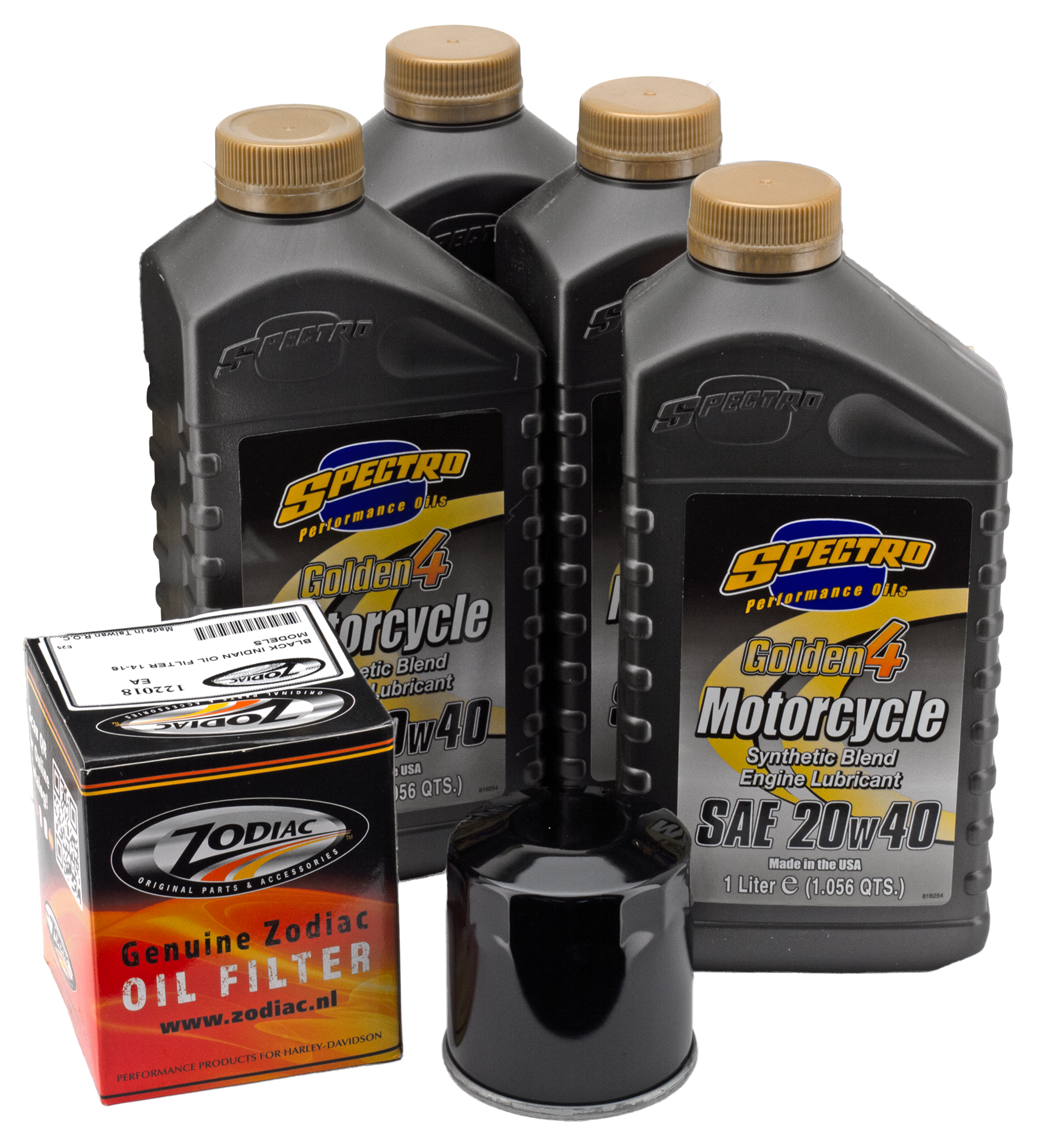 Scout/Ftr/Octane Engine Oil Service Kit Oil Change and Service Kit Spectro Oils Of America Default Title