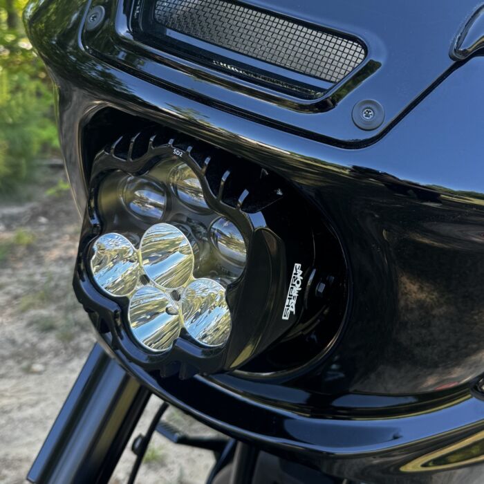 Shark Demon™ 2 Performance LED Headlight - 22+ FXLRST Headlight Custom Dynamics